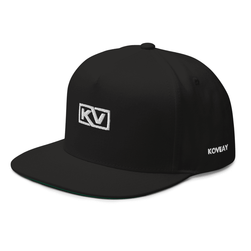 KOVEAY Classic Flat Cap – Black