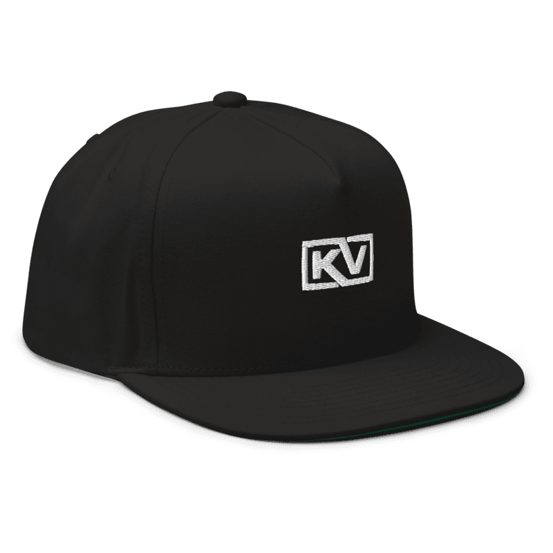 KOVEAY Classic Flat Cap – Black