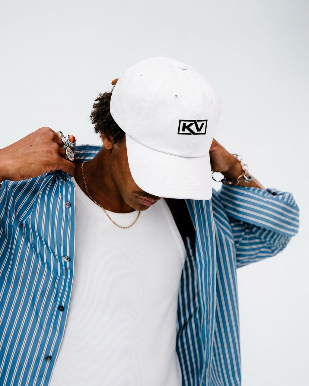 KOVEAY Classic Dad Cap – White