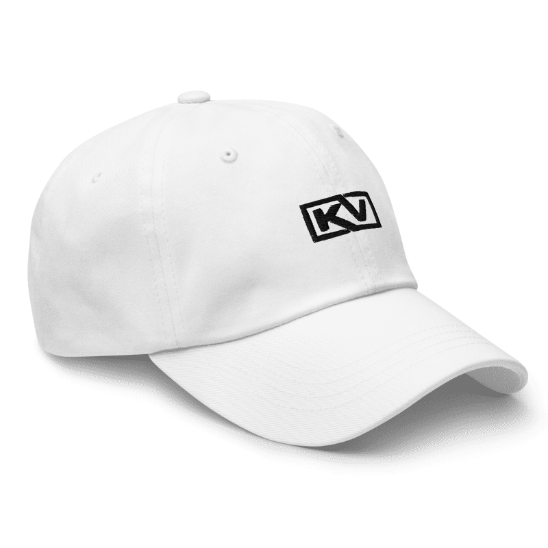 KOVEAY Classic Dad Cap – White