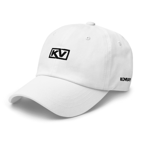 KOVEAY Classic Dad Cap – White